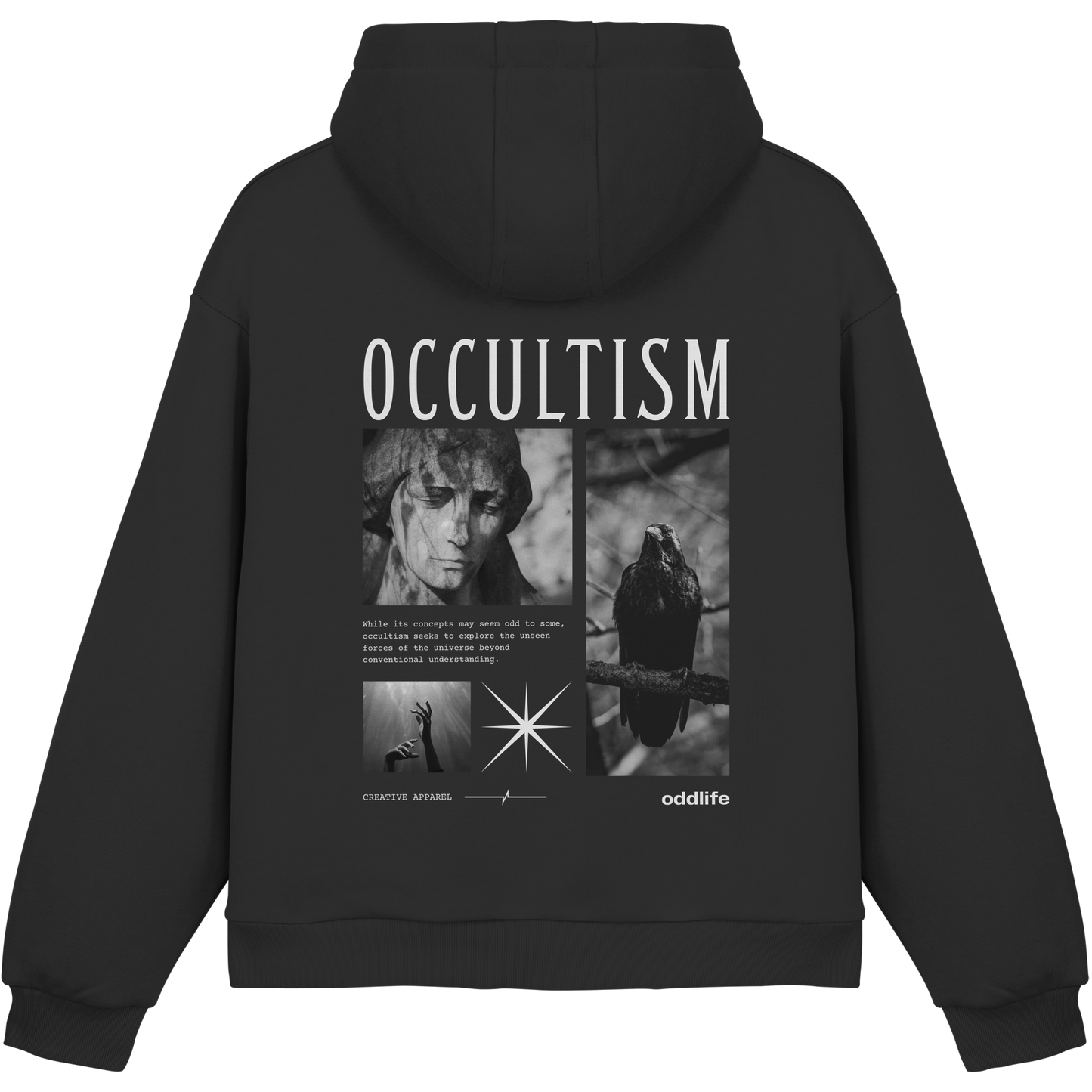 OCCULTISM FLUFFY BOXCUT HOODY