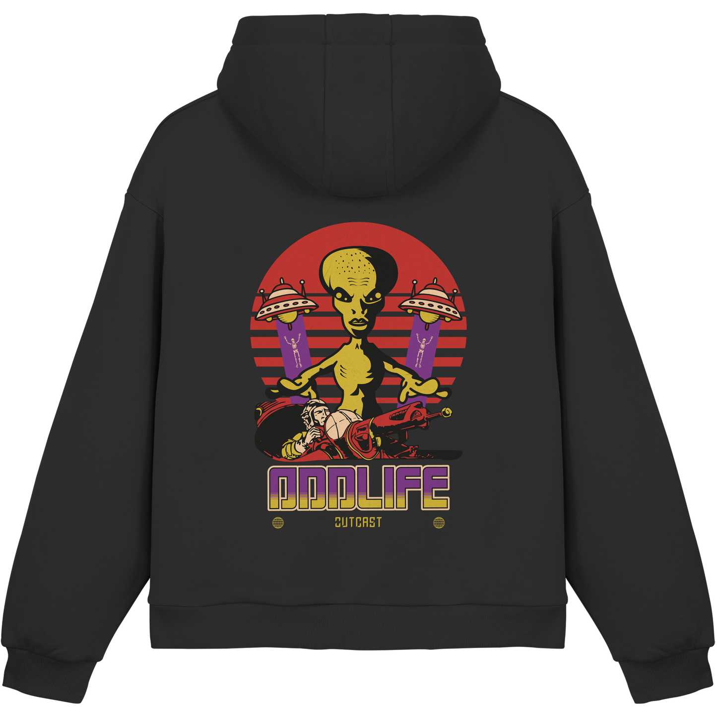 OUTCAST FLUFFY BOXCUT HOODY
