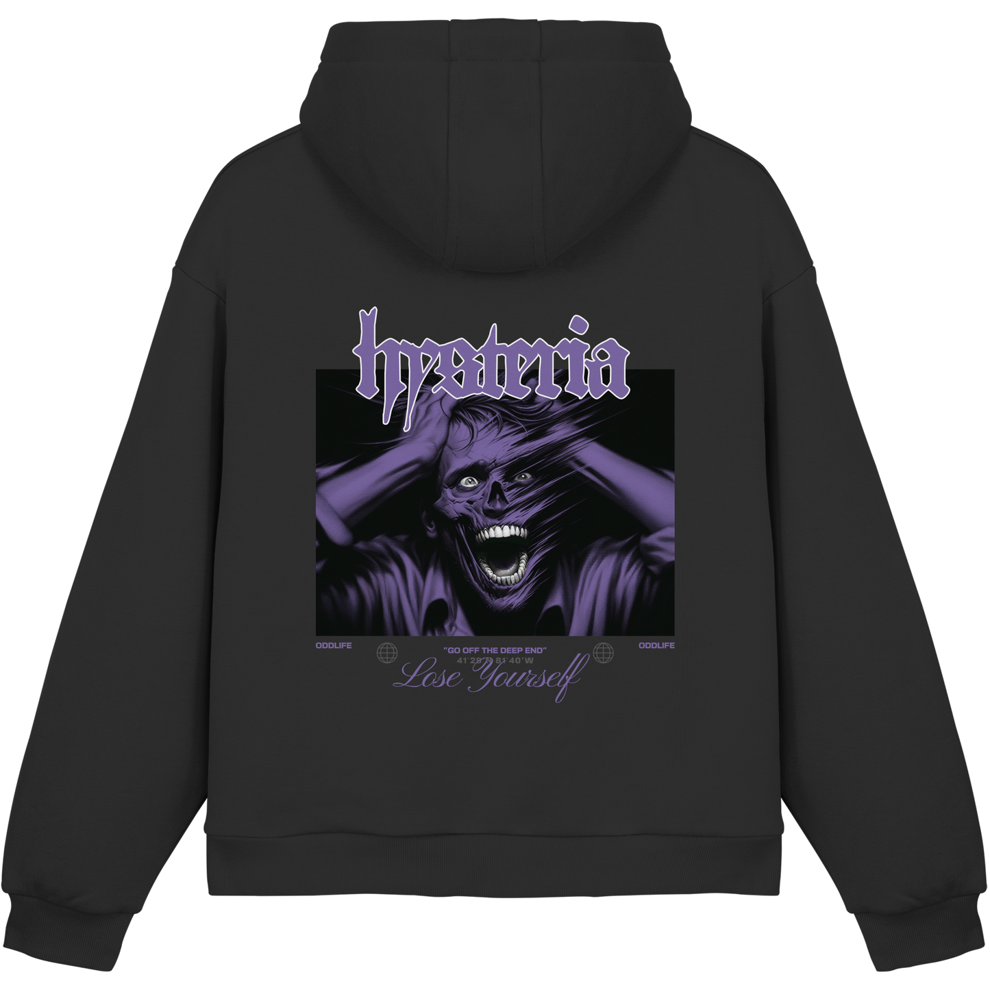 HYSTERIA FLUFFY BOXCUT HOODY
