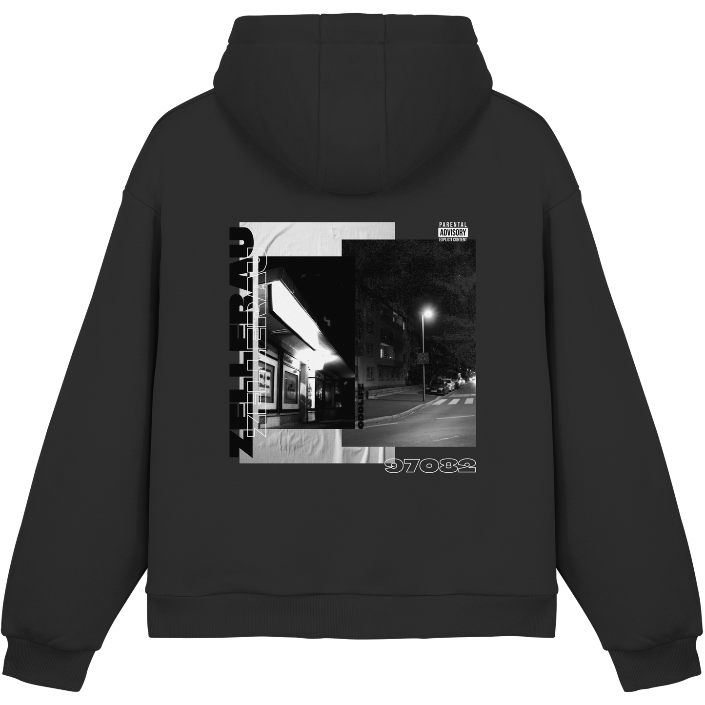 EXPLICIT FLUFFY BOXCUT HOODY