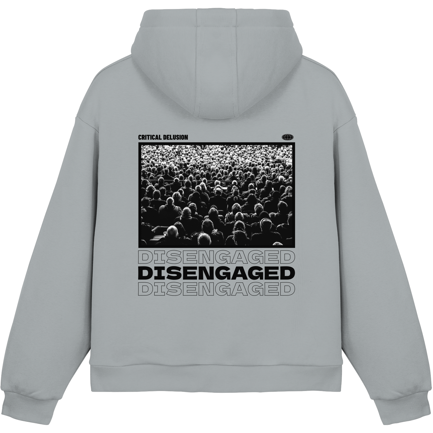 DISENGAGED FLUFFY BOXCUT HOODY