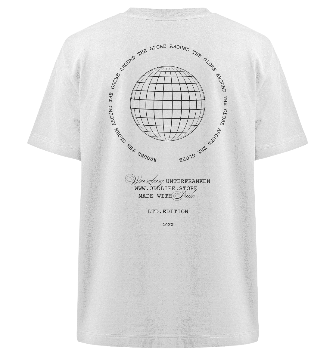 AROUND THE GLOBE OVERSIZE SHIRT