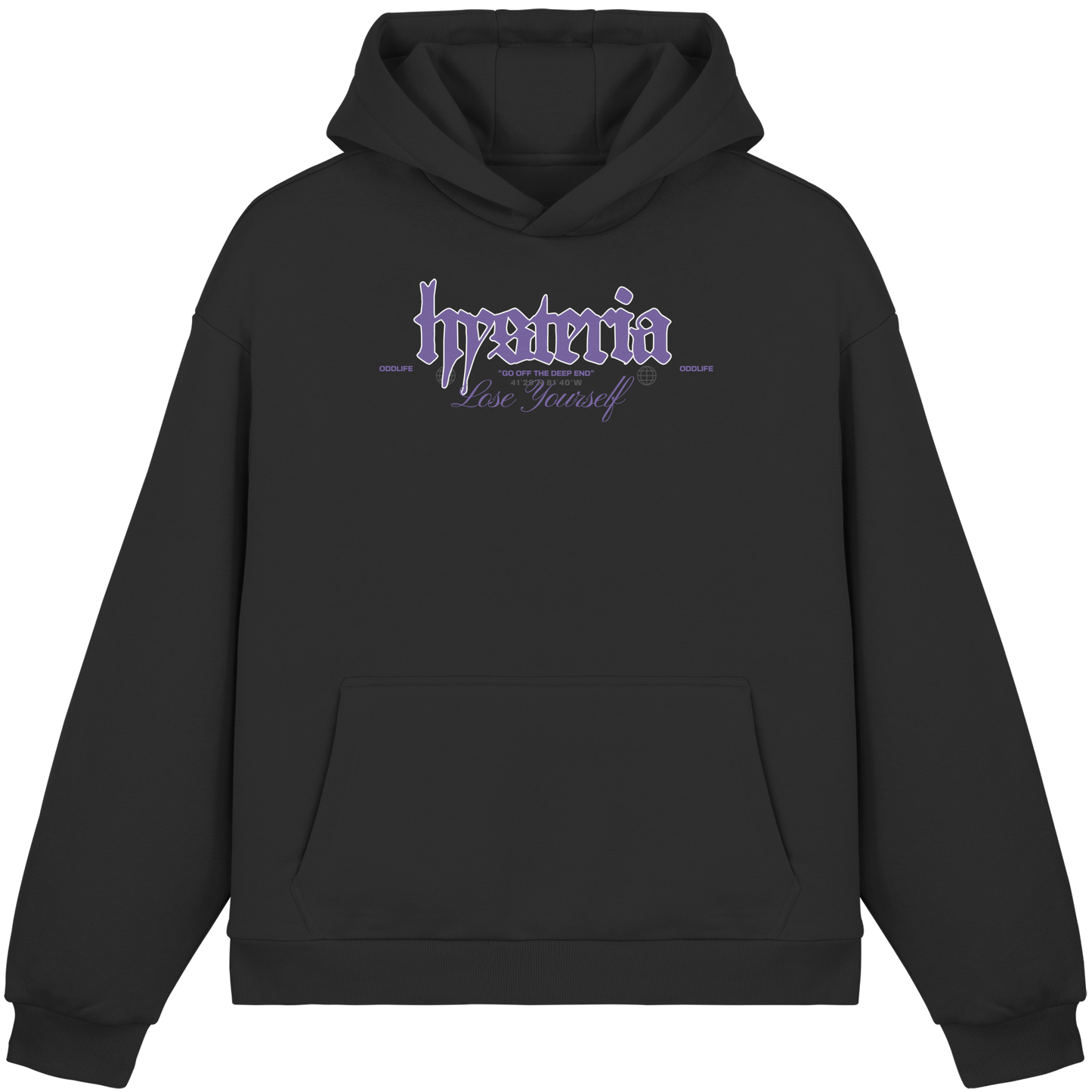 HYSTERIA FLUFFY BOXCUT HOODY