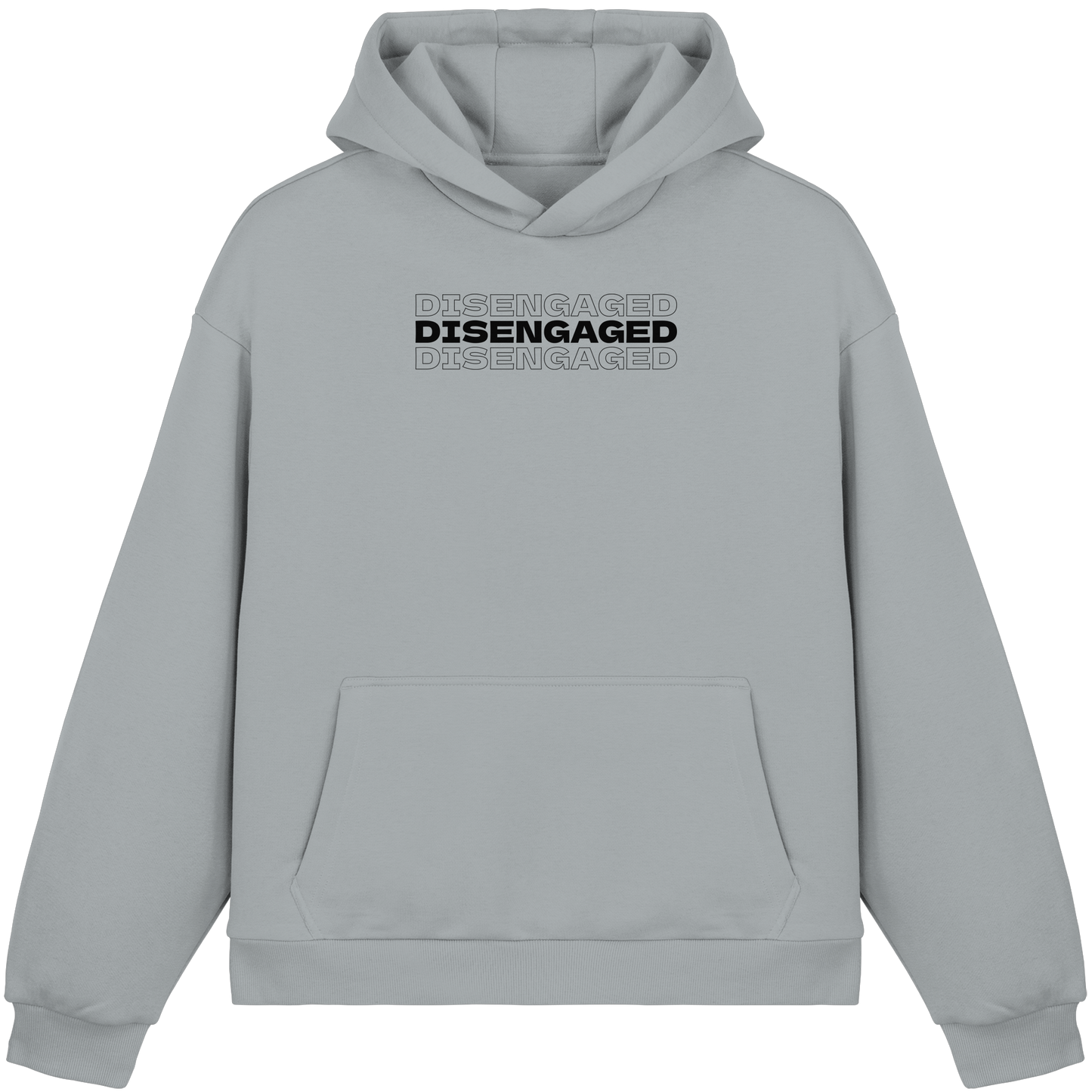 DISENGAGED FLUFFY BOXCUT HOODY