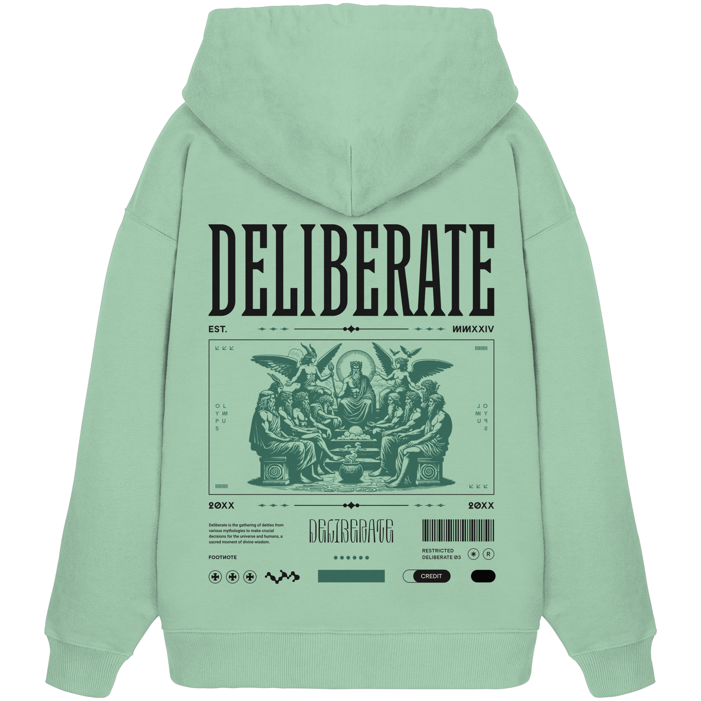 DELIBERATE OVERSIZE HOODY