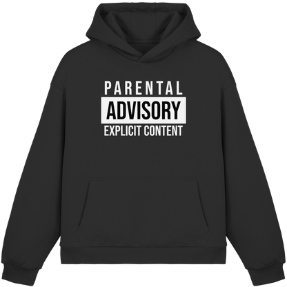 EXPLICIT FLUFFY BOXCUT HOODY