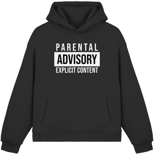 EXPLICIT FLUFFY BOXCUT HOODY